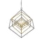 Z-Lite Euclid 4 Light Chandelier, Olde Brass + Bronze 457-4OBR-BRZ - alternate 1